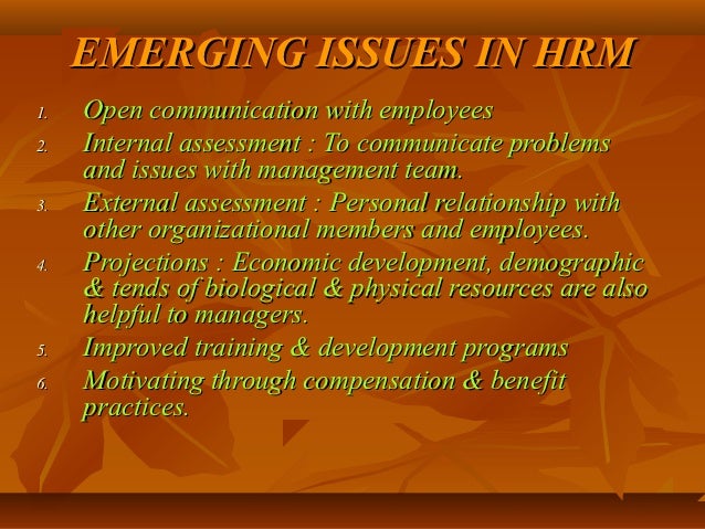 emerging trends in hris emerging trends in hrm 2019